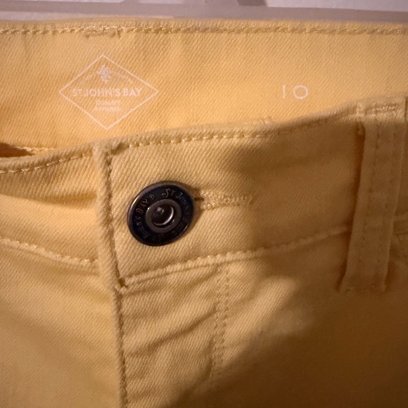 St. John's Bay Sunny Yellow Jeans - Picture 2 of 3